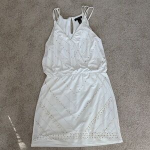 White House Black Market White Mini Dress